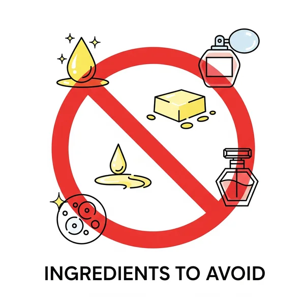 Bahan-bahan biasa yang menyumbat pori untuk dielakkan dalam mekap.